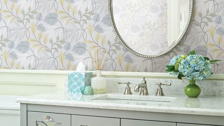 How to Wallpaper a Bathroom - Easy Guide for DIYers