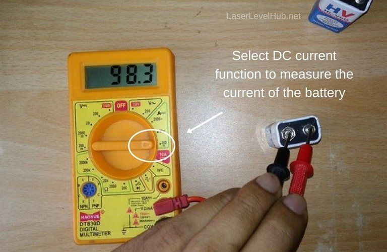 How to test amps with multimeter